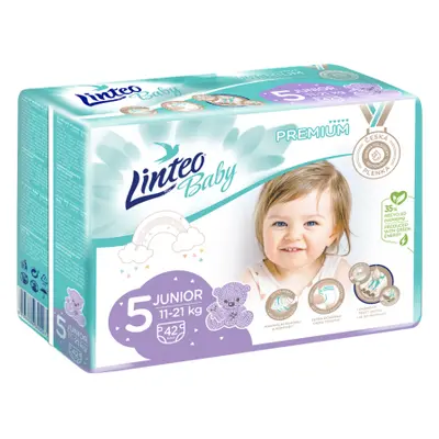 LINTEO BABY Premium eldobható pelenka JUNIOR (11-21 kg) db