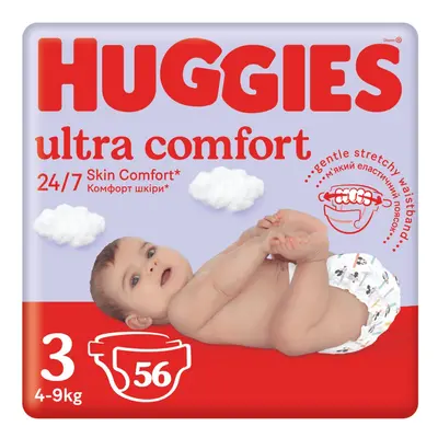 HUGGIES® Ultra Comfort Jumbo eldobható pelenka (4-9 kg) db