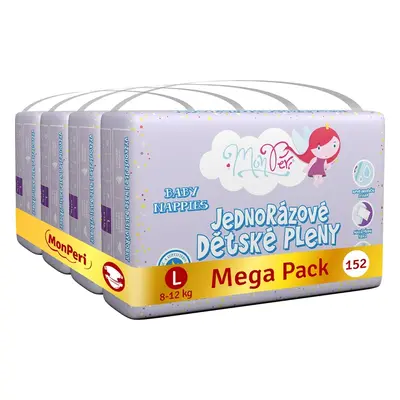 MONPERI Klasik Eldobható pelenkák (8-12 kg) db - Mega Pack