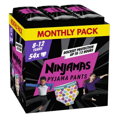 NINJAMAS Pizsama Pants Szívek, db, év, 27kg-43kg