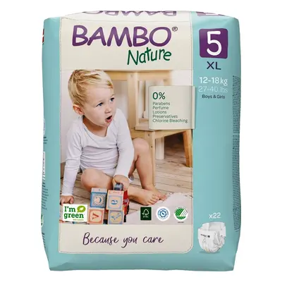 BAMBO Nature eldobható pelenkák XL (12-18 kg) db