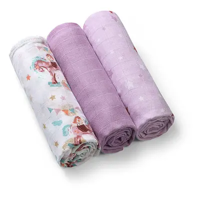 BABYONO Bambusz pelenka db Violet, 70x70 cm