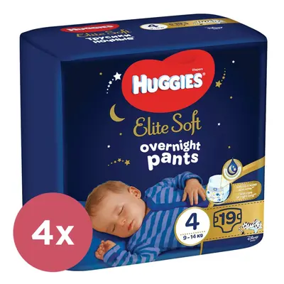 4x HUGGIES® Elite Soft Pants OVN Eldobható pelenkabugyi db (9-14 kg) db