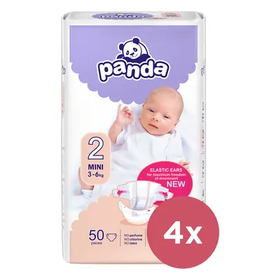 4x BELLA PANDA Mini db (3-6 kg) - eldobható pelenkák