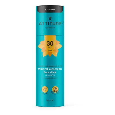 ATTITUDE Stick gyerekeknek 100% ásványi védelem arcra és ajkakra (SPF 30) illatanyag nélkül g