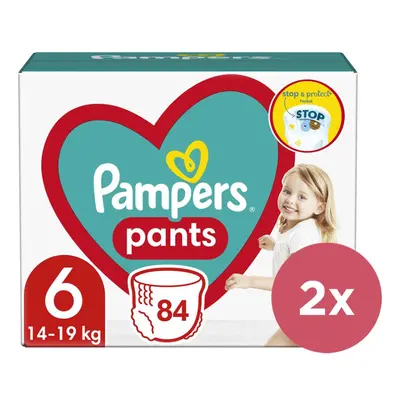 2x PAMPERS Nadrág Eldobható pelenkabugyi (15 kg+) db - MEGA CSOMAG