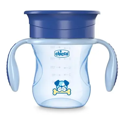 CHICCO bögre Perfect fogantyúval ml kék 12m+