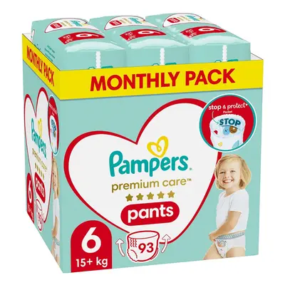 PAMPERS Premium Care Pelenka bugyi 6-os méret (15+ kg) db