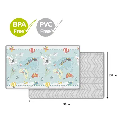 SKIP HOP PVC és BPA mentes játszószőnyeg 218x132cm Kis utazó 0m+