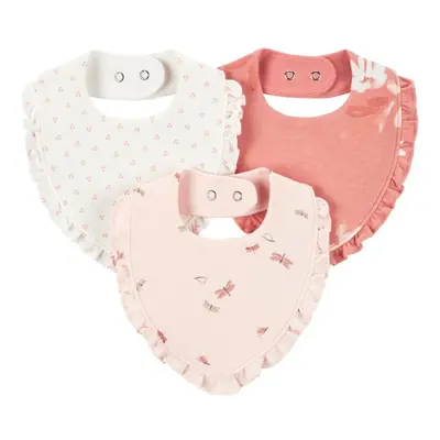 CARTER'S Bib Pink Virágos lány MFL 3db