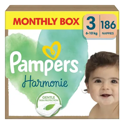 PAMPERS Harmonie Baby eldobható pelenkák, 3-as méret, db, 6kg-10kg