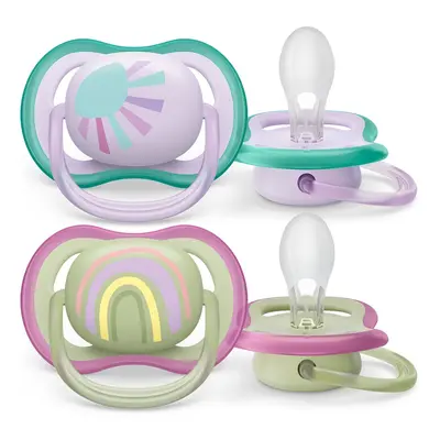 Philips AVENT Pacifier Ultra air Image 0-6m lány (szivárvány), db