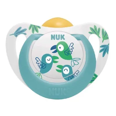 NUK Pacifier Star latex 6-18m. doboz - zöld