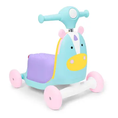 SKIP HOP Állatkerti kidobó az 1-ben Ride-on Unicorn m+ kg-ig