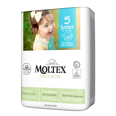 MOLTEX Pure&Nature eldobható pelenka Junior (11-16 kg) db