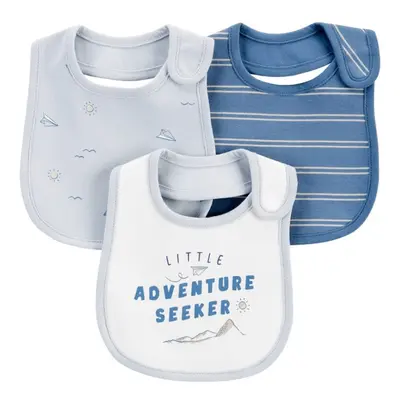 CARTER'S Bib Blue/Ivory boy MFL db