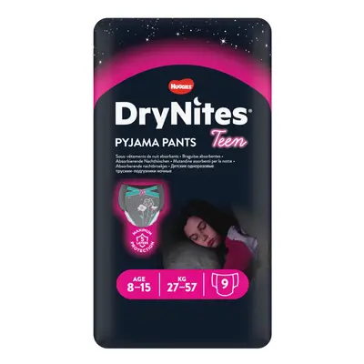 HUGGIES® DryNites eldobható pelenkabugyi lányoknak éves korig (27-57 kg) db