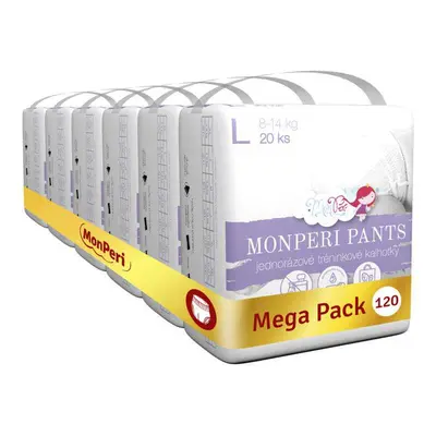 MONPERI PANTS Eldobható pelenkabugyi (8-14 kg) db - Mega Pack