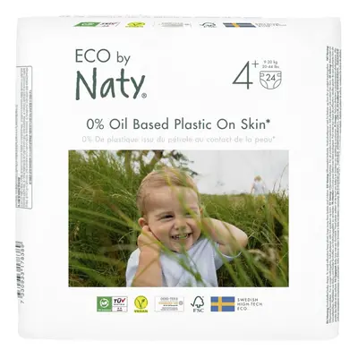 ECO BY NATY Eldobható pelenkák 4+ (9-20 kg) db