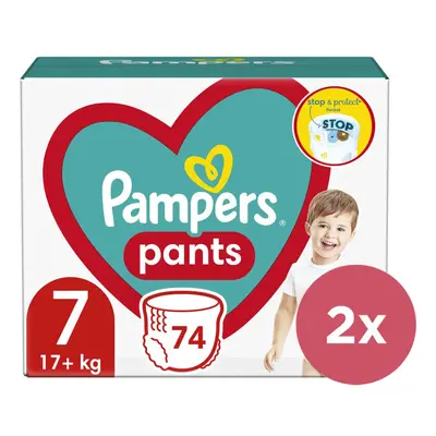 2x PAMPERS Nadrág Eldobható pelenkabugyi (17 kg+) db - MEGA CSOMAG