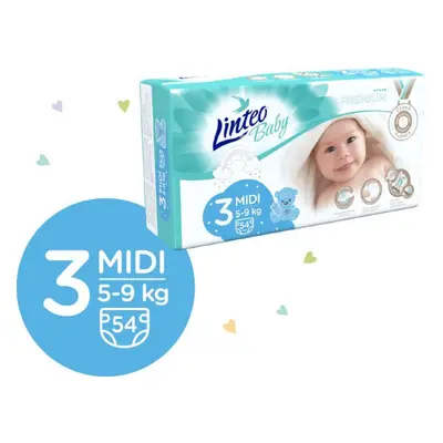 LINTEO BABY Premium Eldobható pelenkák MIDI (5-9 kg) db