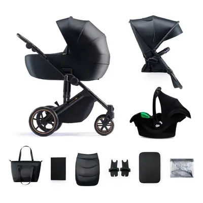 KINDERKRAFT SELECT kombinált babakocsi az 1-ben Prime Venetian Black, Premium