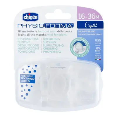 CHICCO Cumi Physio Luxe full szilikon 16-36m kristály db