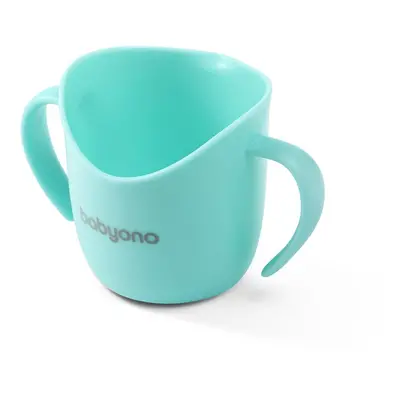 BABYONO Ergonomikus bögre fogantyúval ml menta 6m+