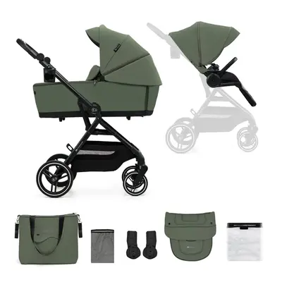 KINDERKRAFT SELECT Babakocsi kombinált Yoxi 2in1 Mystic Green