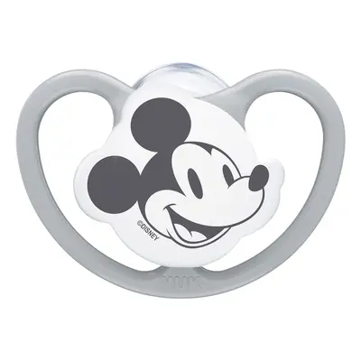 NUK Cumi Space Disney Mickey dobozban, szürke 0-6m