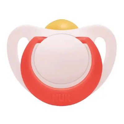 NUK Pacifier Star latex 6-18m. doboz - piros