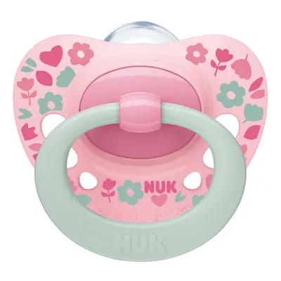 NUK Pacifier Signature 6-18m doboz világos rózsaszín