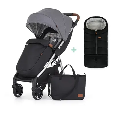 PETITE&MARS Sport babakocsi Royal2 Silver Ultimate Grey + PETITE&MARS táska Jibot INGYENES