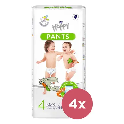 4x BELLA HAPPY Pants Eldobható pelenkabugyi Maxi (8-14 kg) db