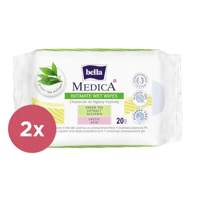 2x BELLA Medica Intim nedves törlőkendő db