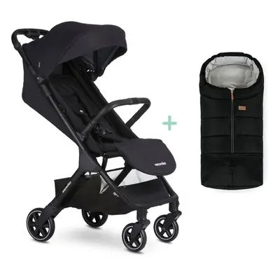 EASYWALKER sport babakocsi Jackey Shadow Black + PETITE&MARS táska Jibot INGYENES