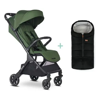 EASYWALKER sport babakocsi Jackey2 Deep Green + PETITE&MARS táska Jibot INGYENES