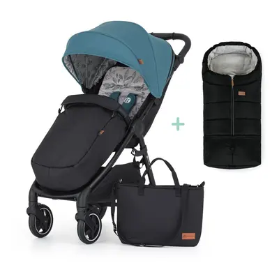 PETITE&MARS Sport babakocsi Royal2 Black Ocean Blue + PETITE&MARS táska Jibot INGYENES