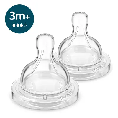 Philips AVENT Anti-colic cumisüveg közepes átfolyású 3m+, db