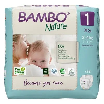 BAMBO Nature Eldobható pelenkák XS (2-4 kg) db