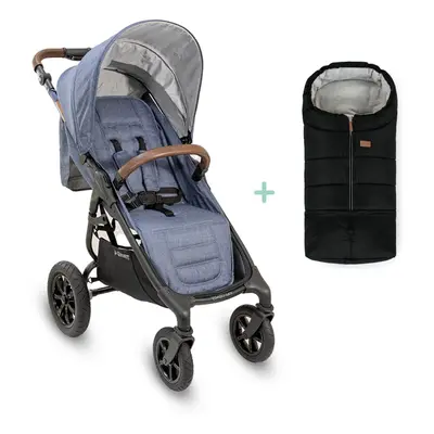 VALCO BABY babakocsi Sport Trend fekete farmer + PETITE&MARS táska Jibot INGYENES