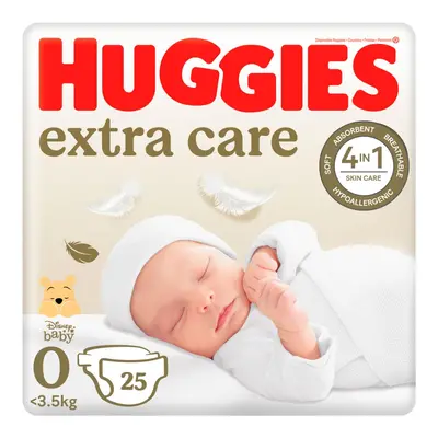 HUGGIES® Pelenkák eldobható Extra Care (4 kg-ig) db