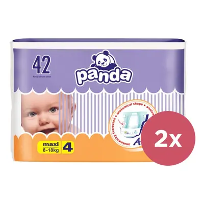 2x BELLA PANDA Eldobható pelenka Maxi (8-18 kg) db