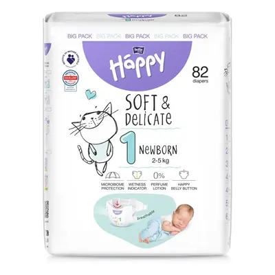 BELLA HAPPY BABY eldobható pelenkák New Born kg-os Big Pack db