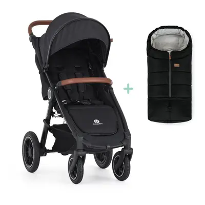 PETITE&MARS Babakocsi Street2 Air Oak Perfect Black + PETITE&MARS Jibot táska INGYENES