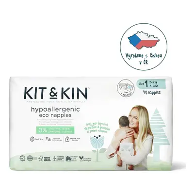 KIT & KIN Pelenkák eldobható eco (2-5 kg) db