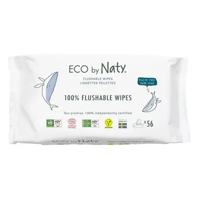 ECO BY NATY Nedves törlőkendő, illatanyag mentes, leöblíthető db