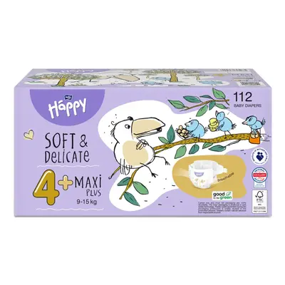 2x BELLA HAPPY Baba pelenkák eldobható Maxi Plus Box kg db