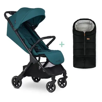 EASYWALKER Sport babakocsi Jackey Teal Green + PETITE&MARS táska Jibot INGYENES