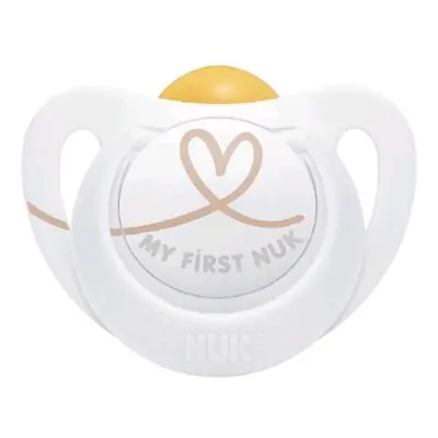 NUK Pacifier Star latex 0-6m. fehér doboz